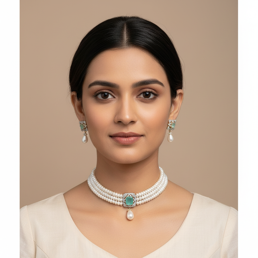 Choker Set Blue