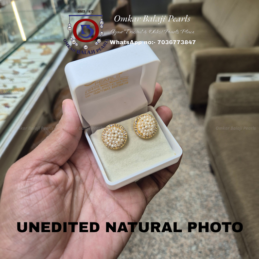 ✨ Exclusive Handmade Pearl Studs ✨