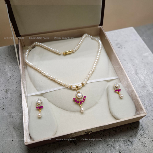 Royal Teardrop Real Pearl Set ❤️