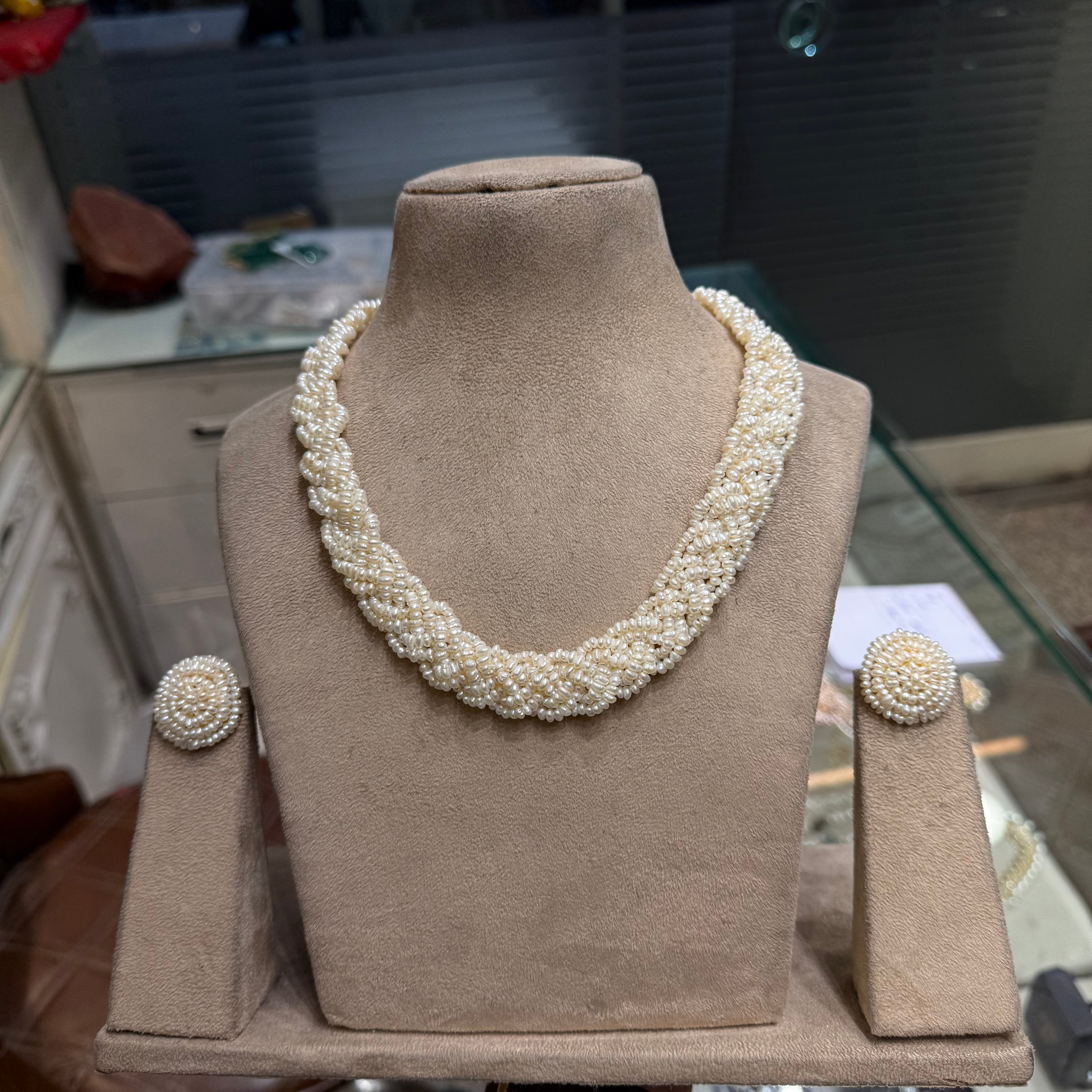 Braided Pearls Set