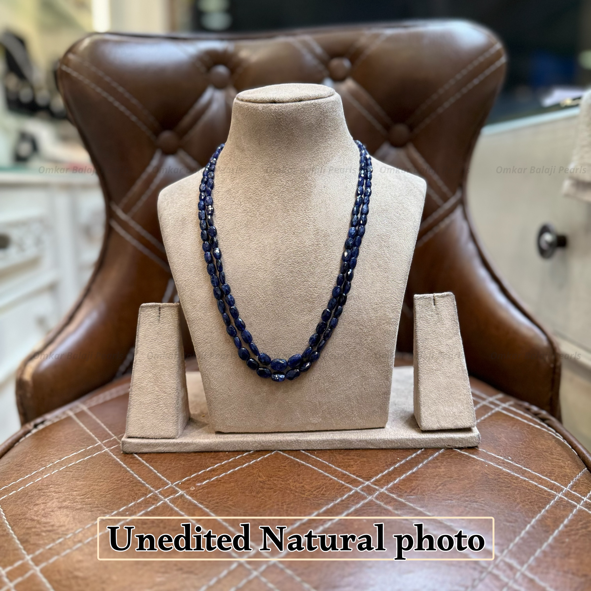 Real Blue Sapphire Mala 💙