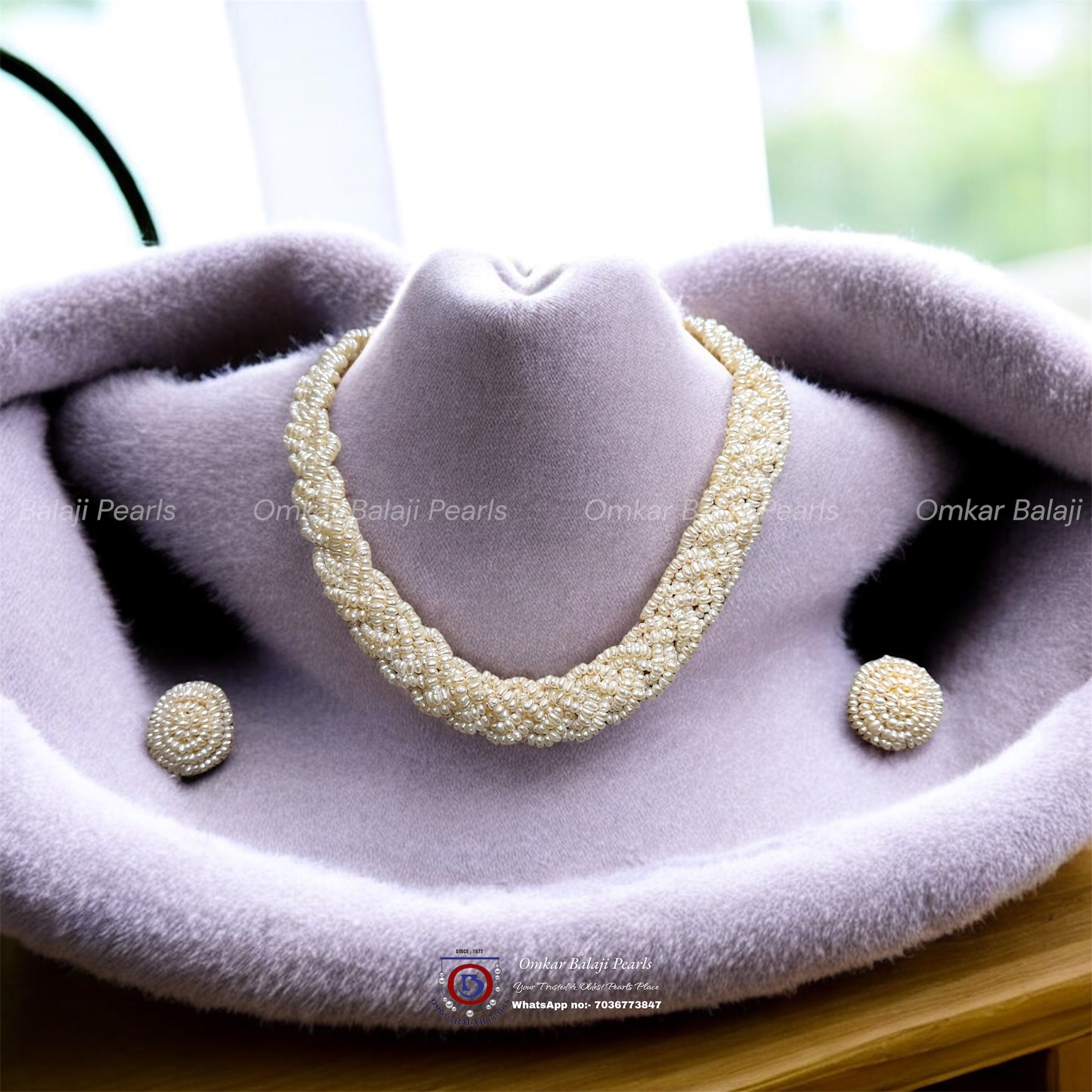 Braided Pearls Set