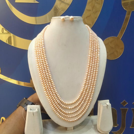 Peach Pearls 5 Layers With Sets