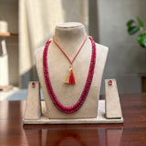 Real Ruby – Rare Iseral Cut 2-Line Mala