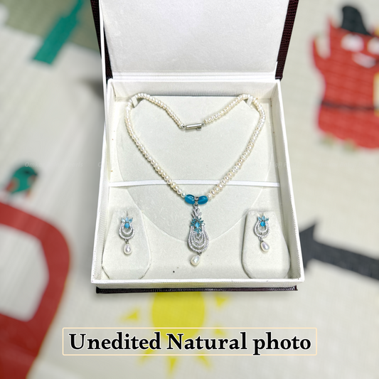SINGLE LAYER REAL PEARLS SET