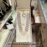 Rare Cornflake Baroque Pearl 5-Layer Mala [ 2 Colour ]