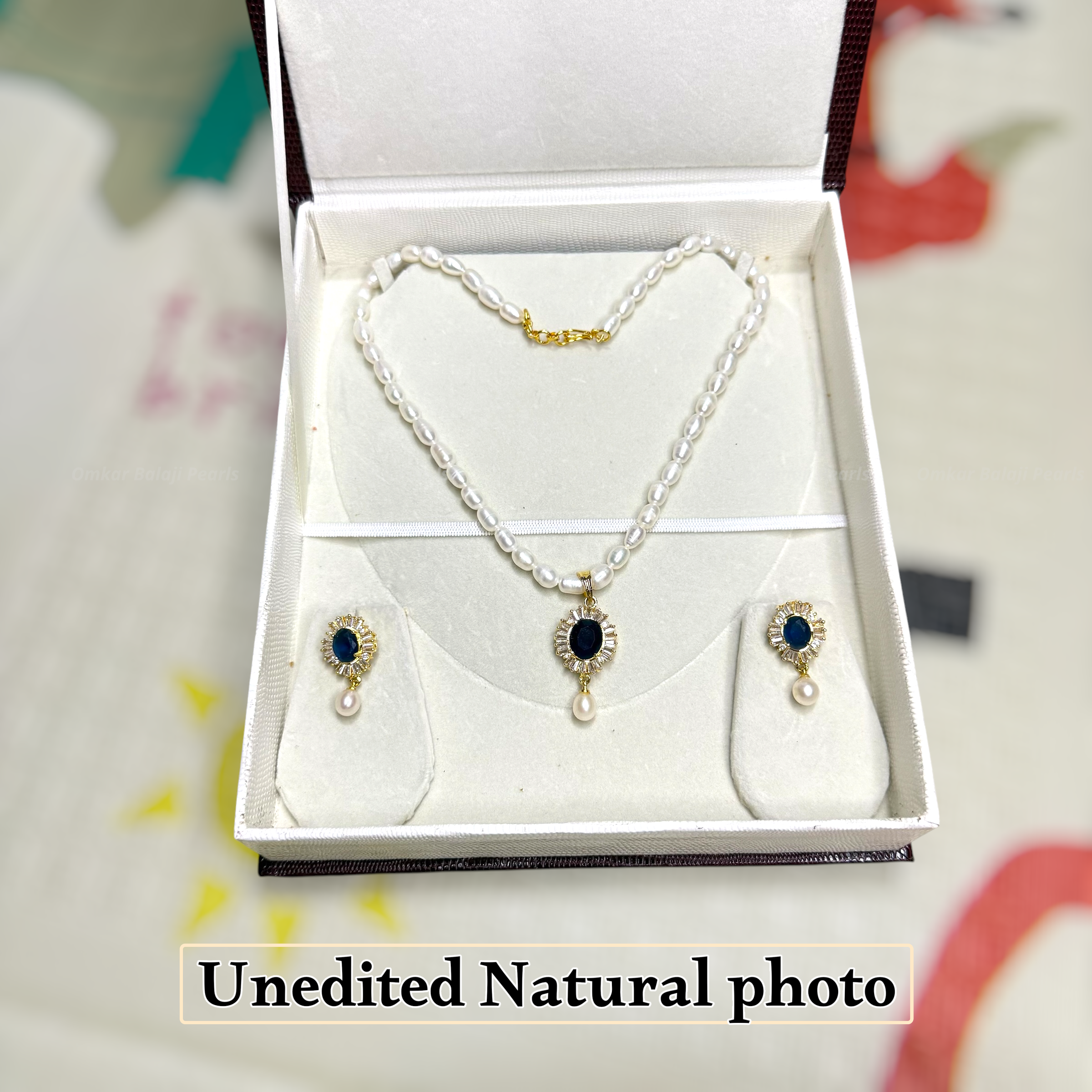 SINGLE LAYER REAL PEARLS SET