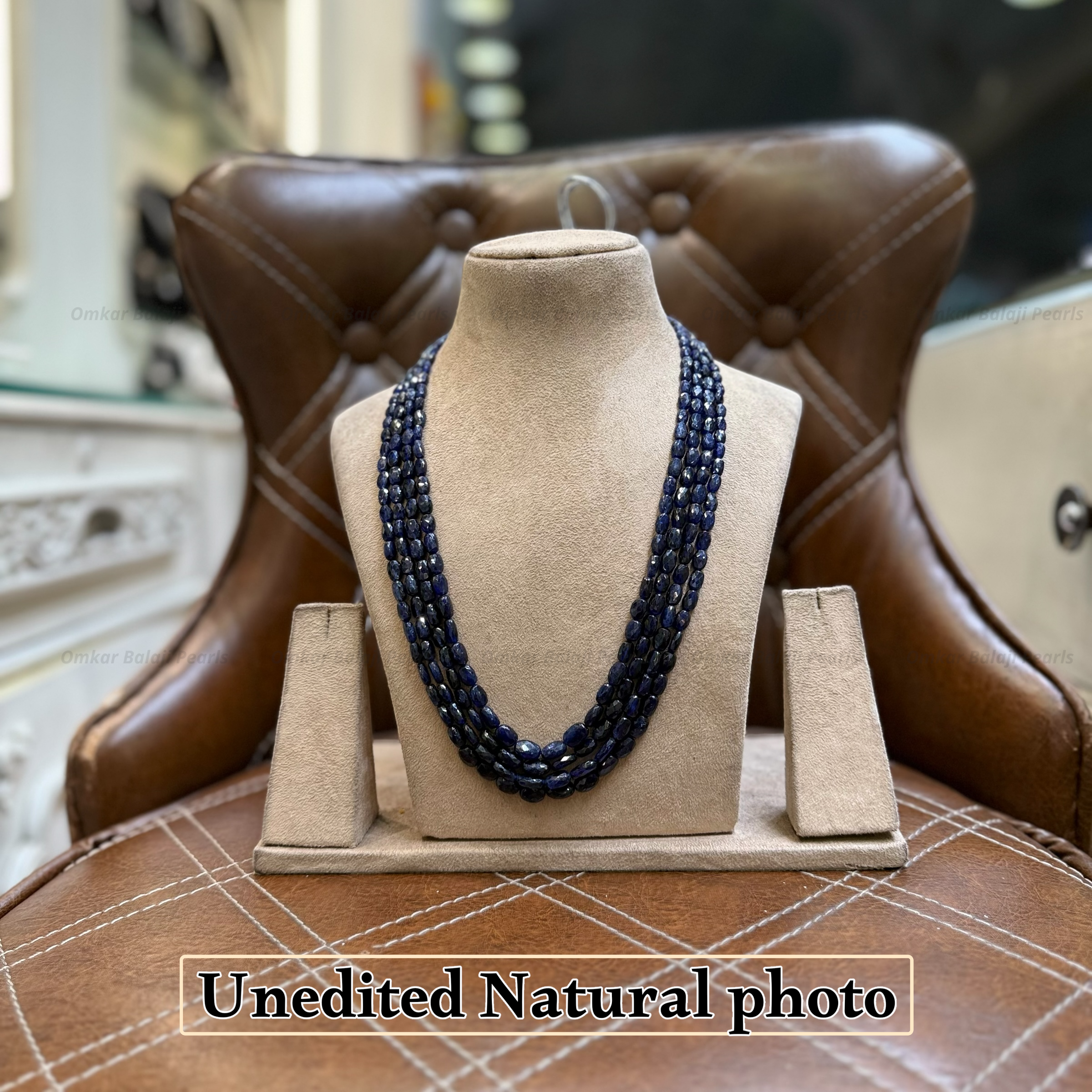 Real Blue Sapphire Mala 💙