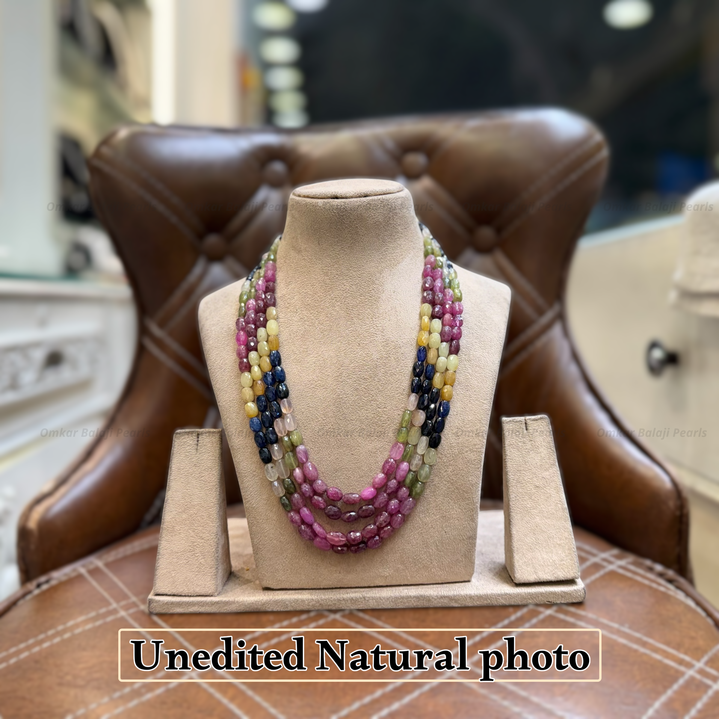 Multi Sapphire Stones Mala