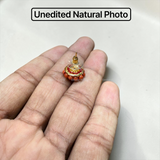 🌺 Real Taiwan Coral & Natural Pearl Stud Earrings 🌺
