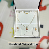 SINGLE LAYER REAL PEARLS SET