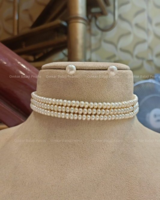 Statement Royal Choker Set ( 3 Layered )