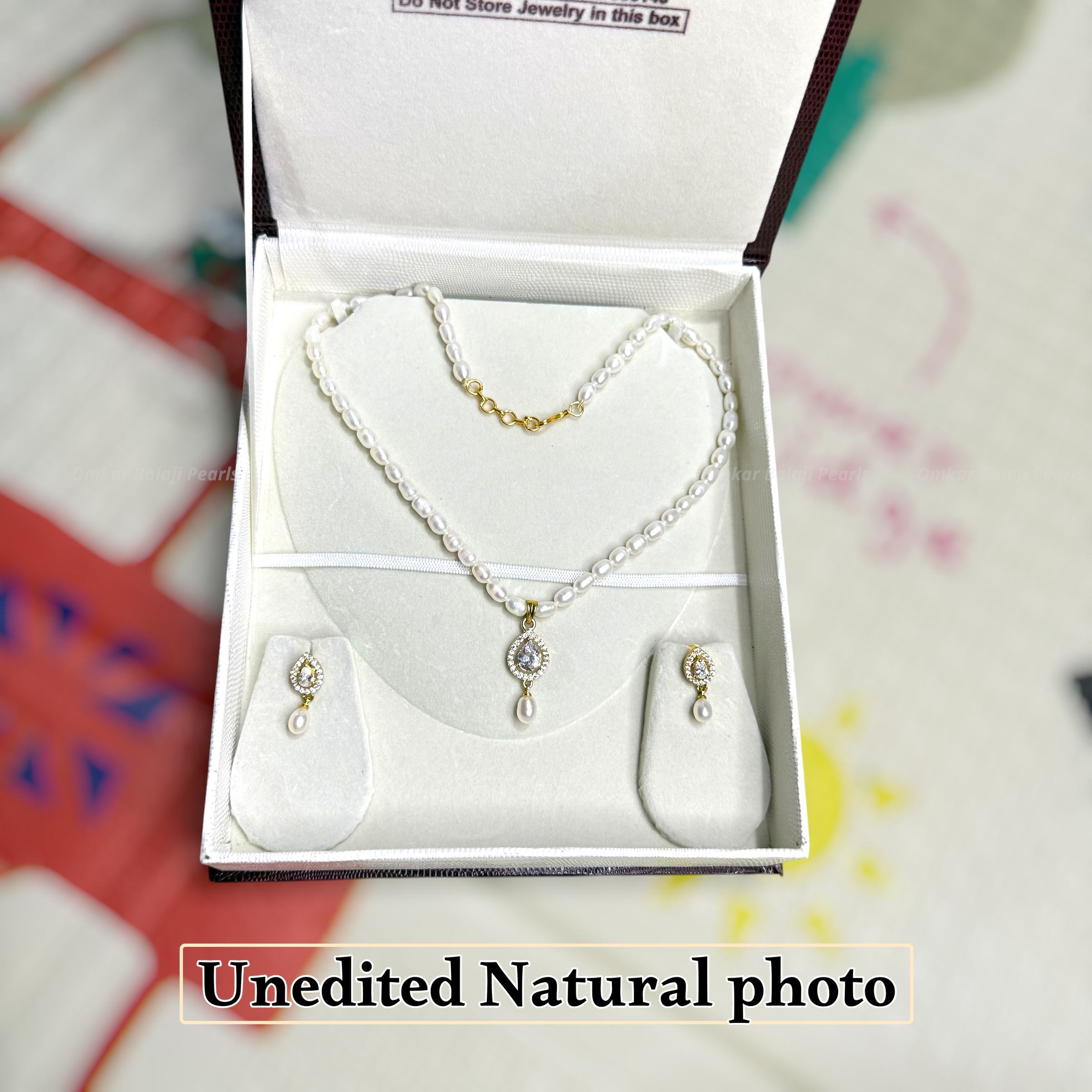 SINGLE LAYER REAL PEARLS SET