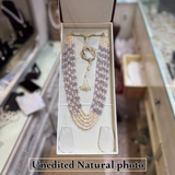 Rare Cornflake Baroque Pearl 5-Layer Mala [ 2 Colour ]