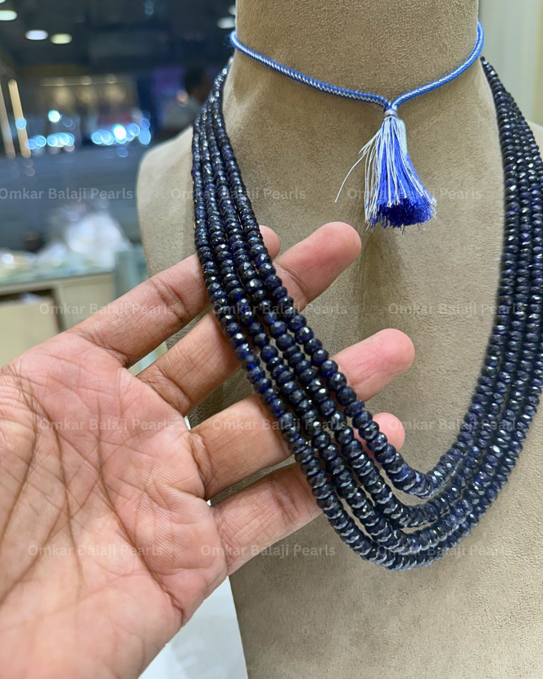 ✨ Celebrity Choice: Royal Blue Sapphire Mala ✨