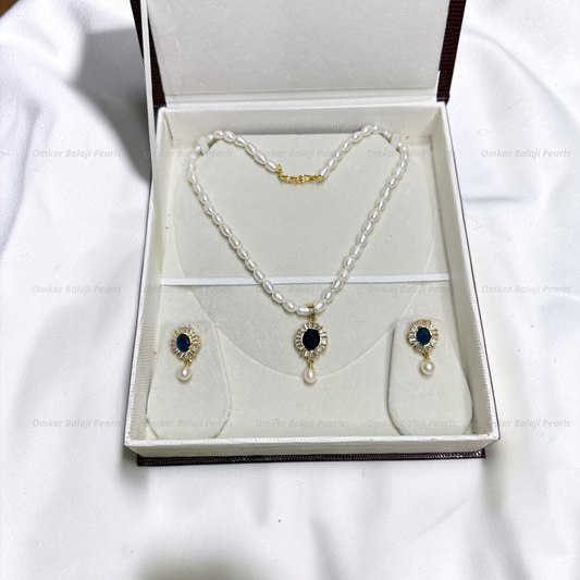 SINGLE LAYER REAL PEARLS SET