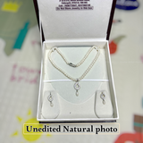 SINGLE LAYER REAL PEARLS SET