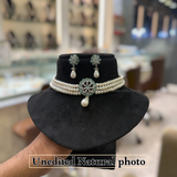 Exclusive Real Pearls Choker Set