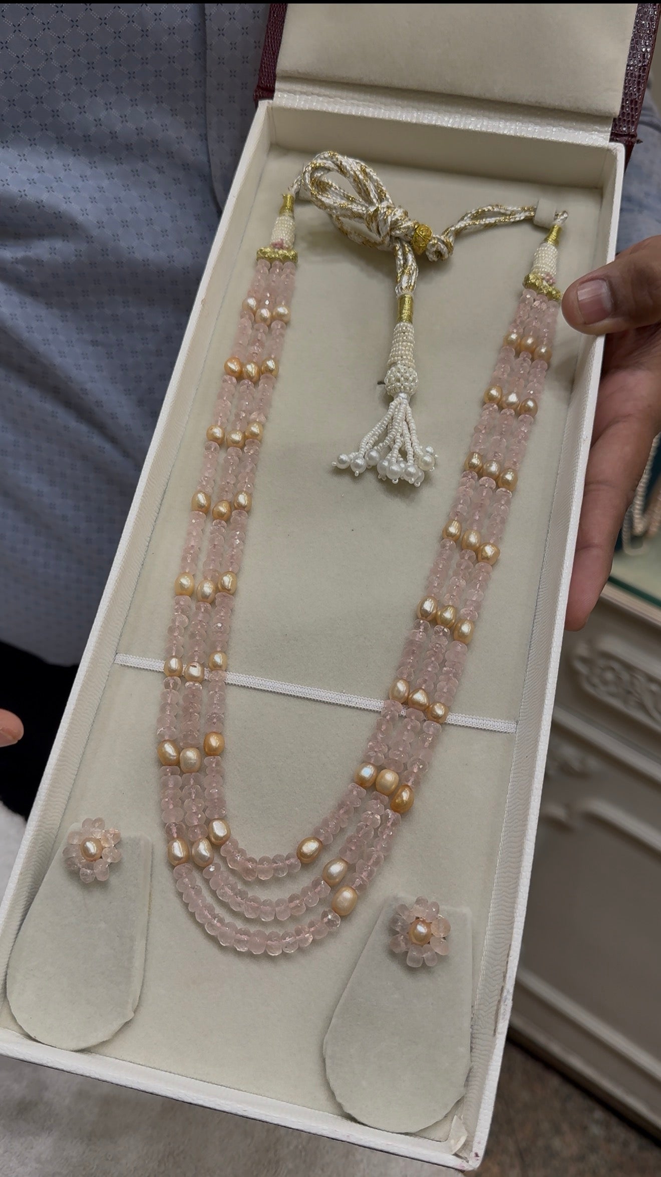 [ Restocked ] Rose Quarts & Pearls