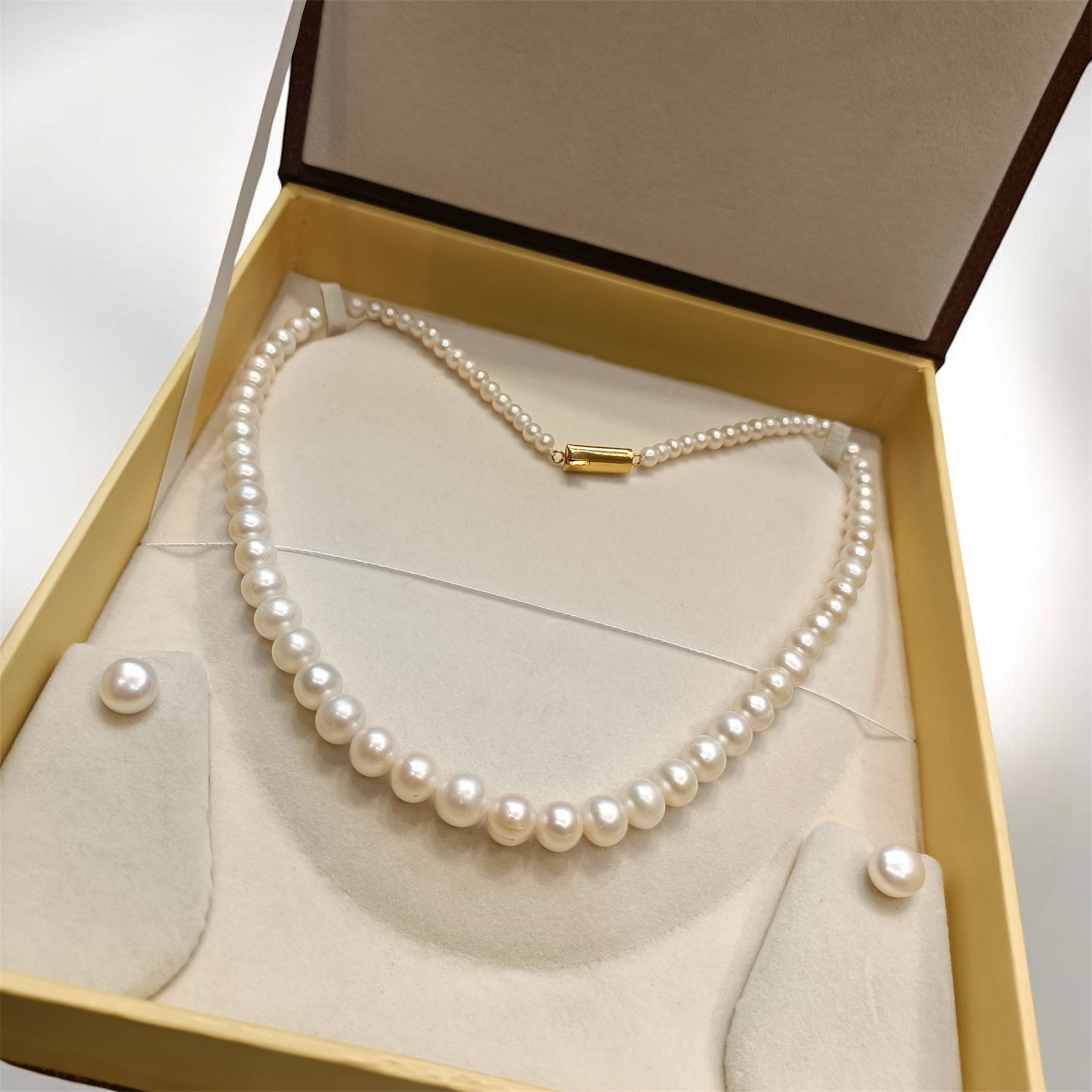 Gradation Pearls Single Layer Set