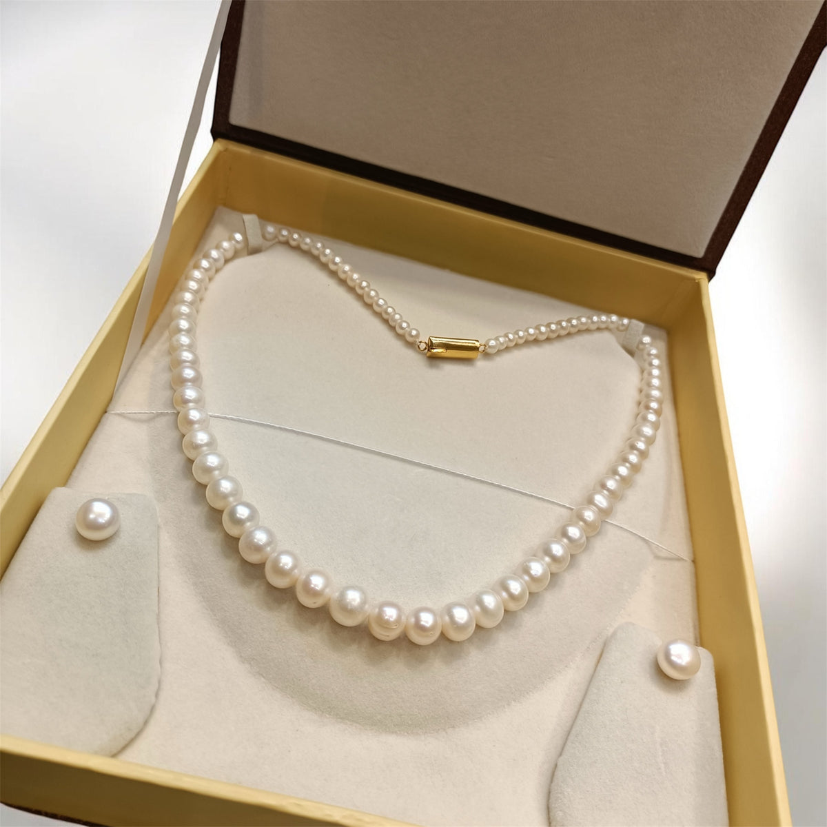 Gradation Pearls Single Layer Set