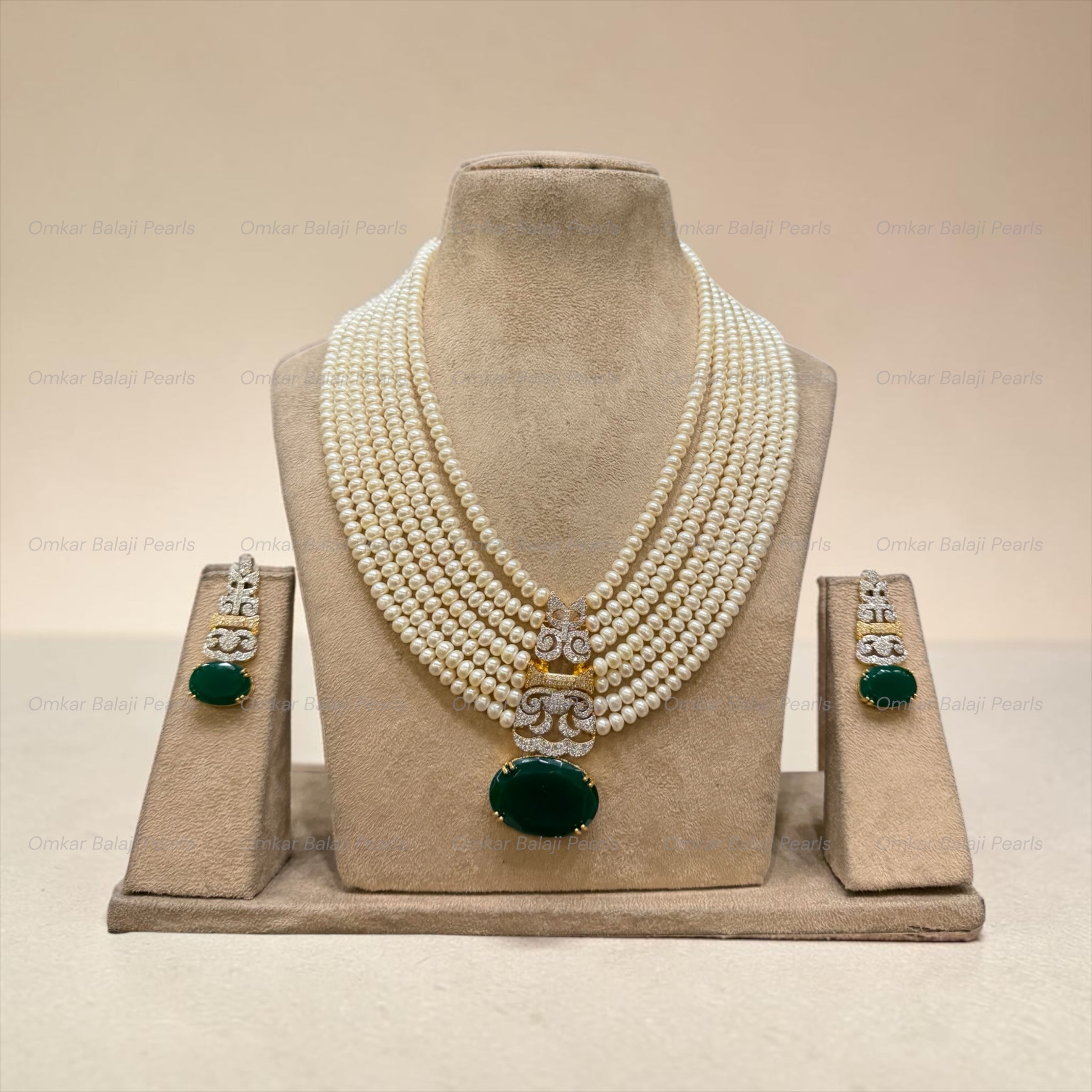 Royal Heritage 7-Layer Pearl Haar (Green]
