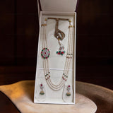 Real Pearls Side Piece with Jhumki
