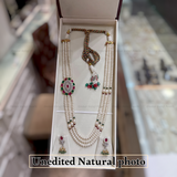 Real Pearls Side Piece with Jhumki