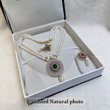 Beautiful Double Layer Pearl Set