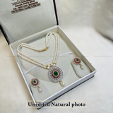 Beautiful Double Layer Pearl Set