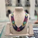 Multi Sapphire Beads 7 Lines
