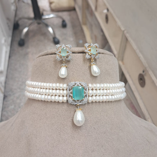 Choker Set Blue