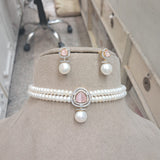 Choker Set Rose Pink