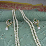 Royal Pearls 2 layer Green Set