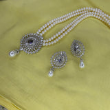 Amytrhist Color 2 Layer Pearls Set