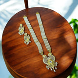 Daimond Style Raani Haar [full White]