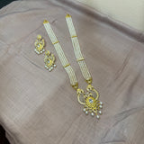 Daimond Style Raani Haar [full White]