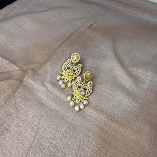 Daimond Style Raani Haar [full White]