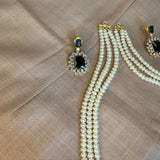 Daimond Style mini Raani Haar [Blue]