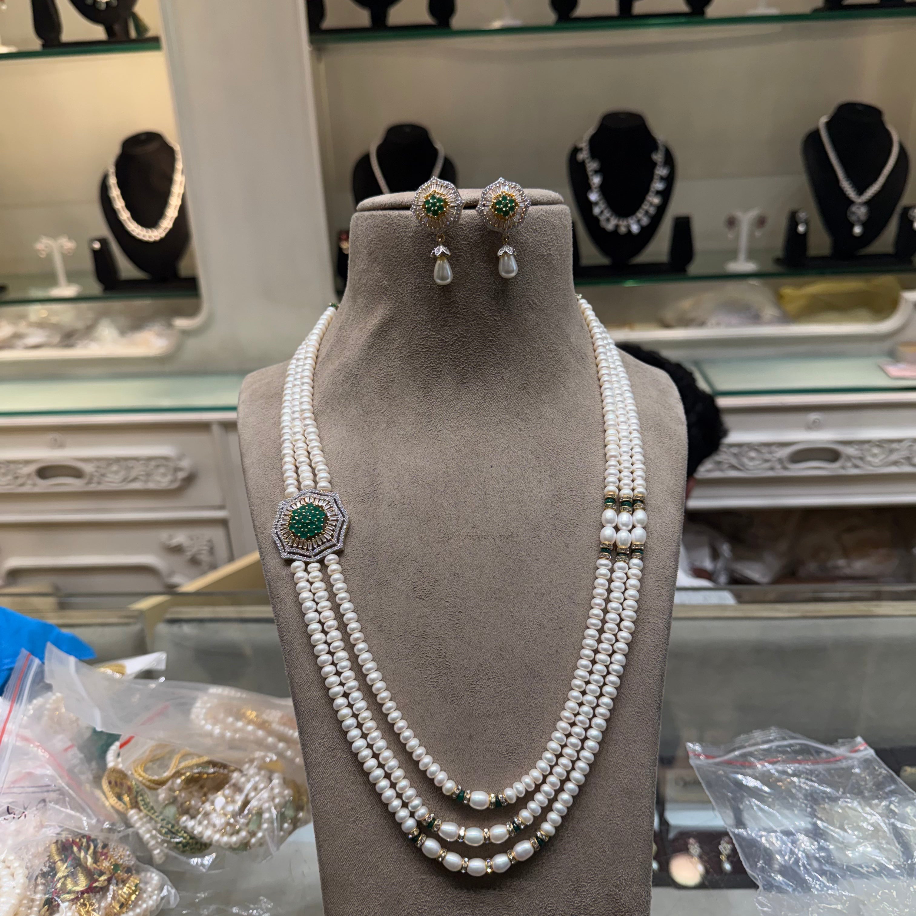 Royal Flower 3 Layer Green Side piece