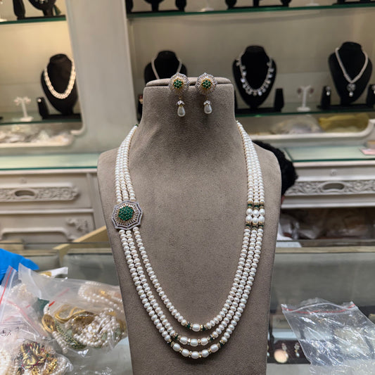 Royal Flower 3 Layer Green Side piece