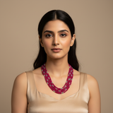 Ruby,Pearls,beryl emerald 5 line