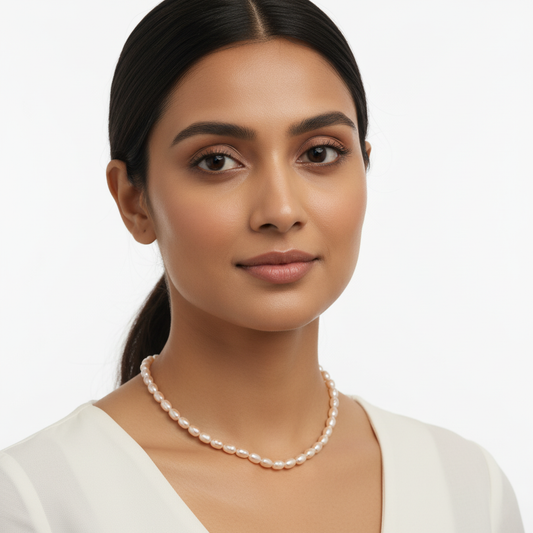 Natural Pink 1 Layer Mala