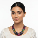 Multi Sapphire Beads 7 Lines