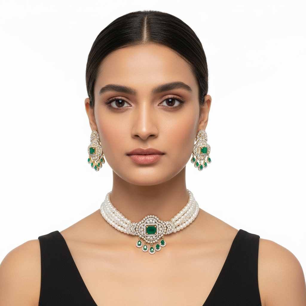 Choker Set Designer Green