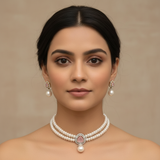 Choker Set Rose Pink