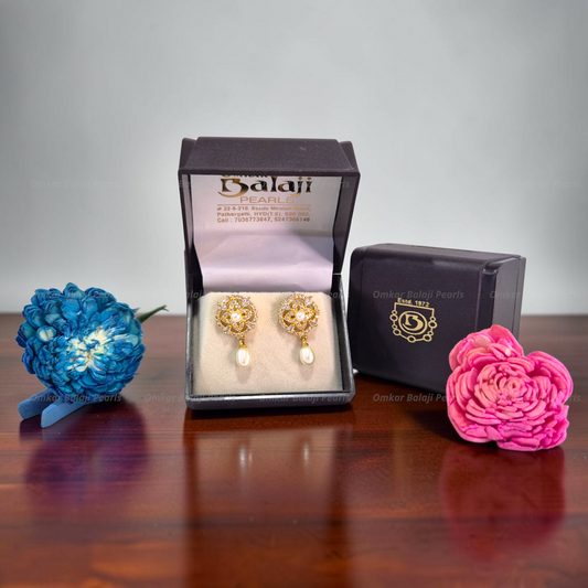 Elegant Real Pearls Earrings #223