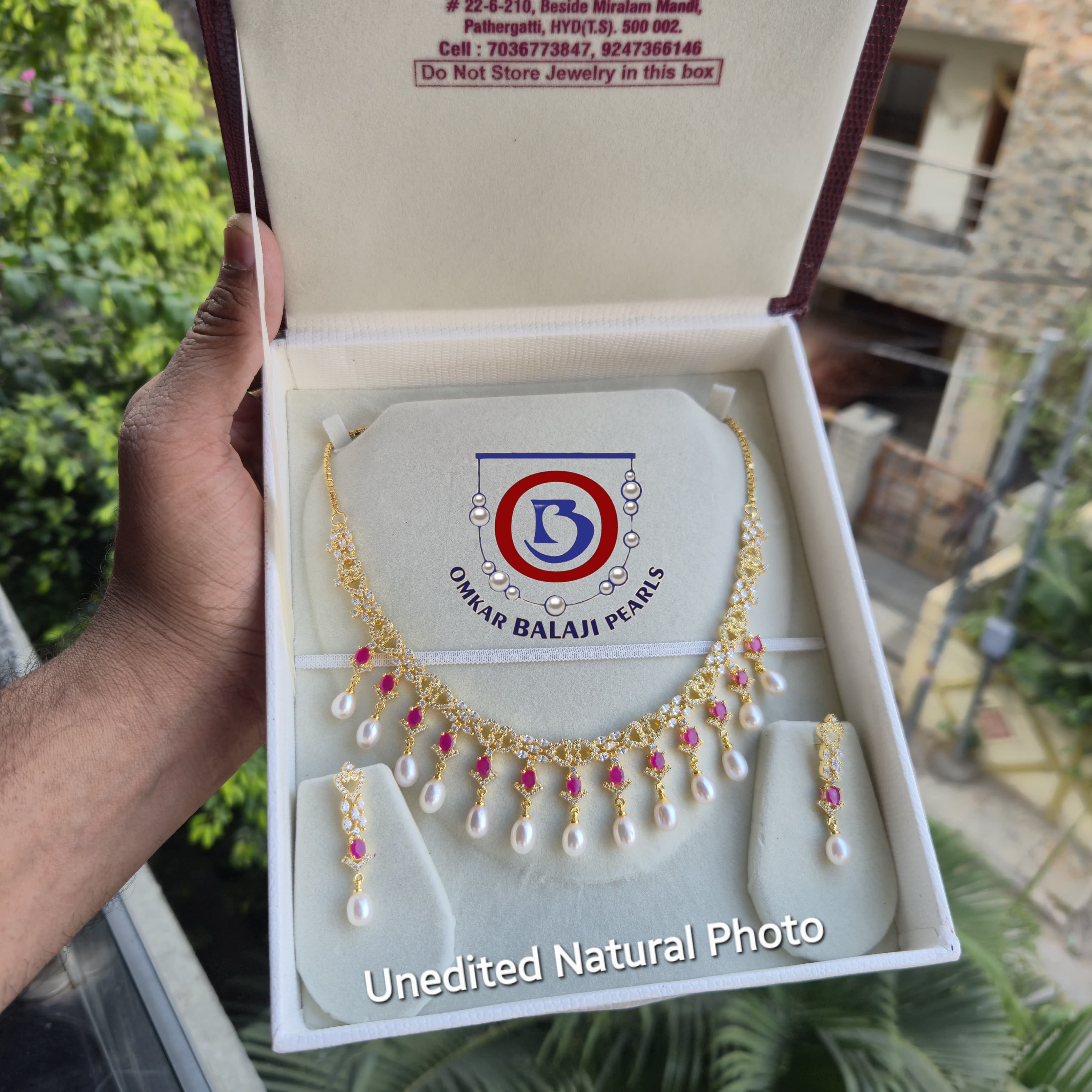 Royal Pearl Necklace set