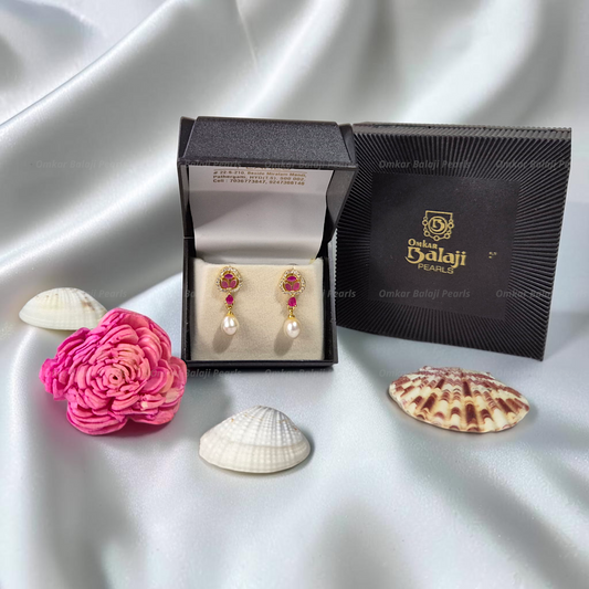 Elegant Real Pearls Earrings #077