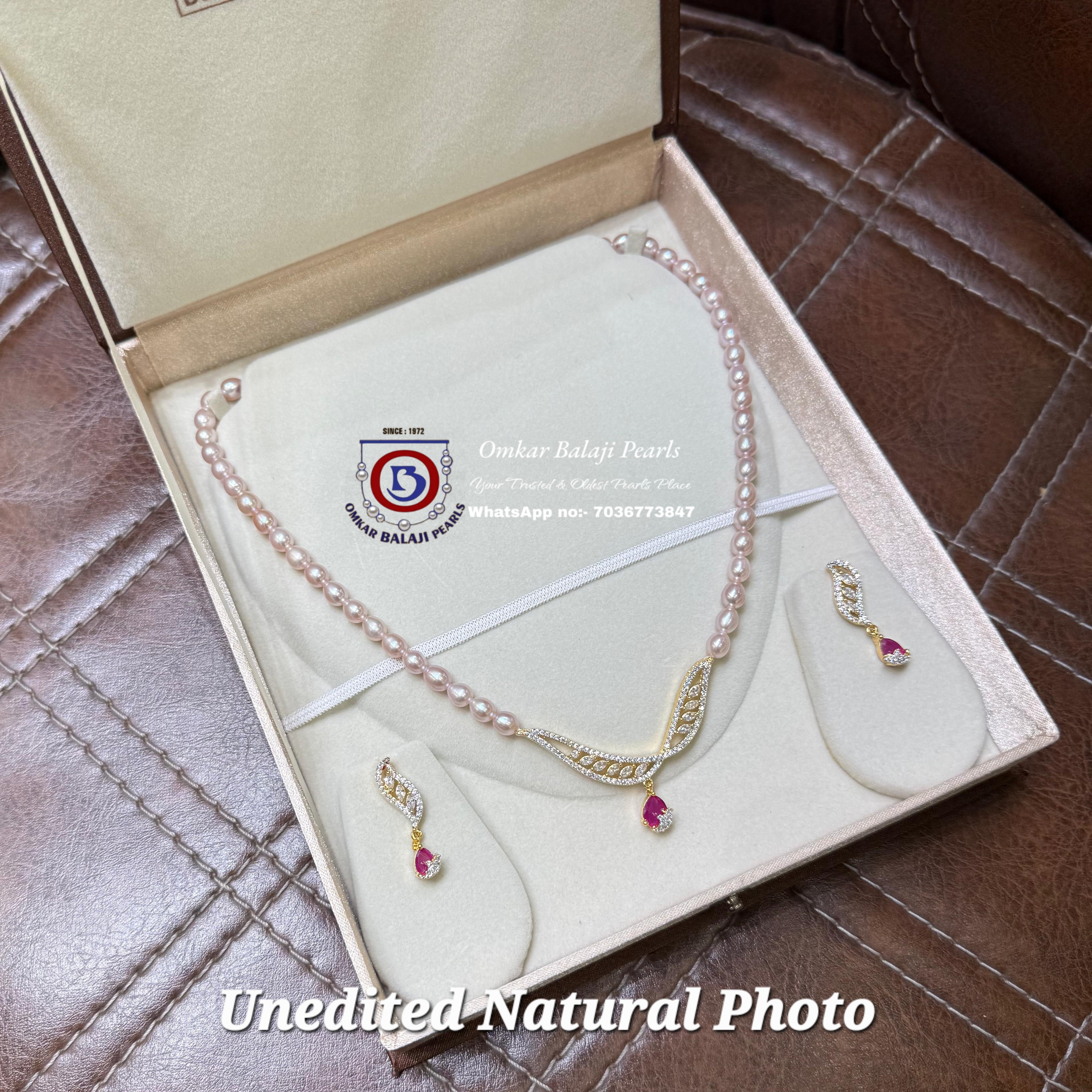Elegance Of Natural Pearls Set